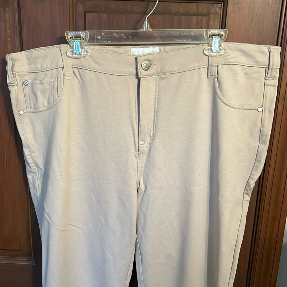 Celebrity Pink stretchy tan jeans, size 24, like new
